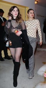 Kiernan Shipka in a Black Shorts