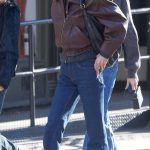 Bella Hadid in a Brown Leather Jacket Goes Out for Breakfast in SoHo in New York City 01/19/2026