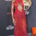 Jade Cargill Attends The Rip Premiere at Alice Tully Hall in New York City 01/13/2026