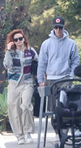 Joey King in a Beige Pants