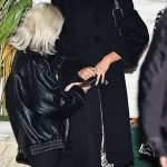Kaia Gerber in a Black Coat Leaves the Chateau Marmont in Los Angeles 01/25/2026