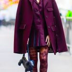 Kiernan Shipka in a Burgundy Coat Arrives for a Taping of the Today Show in New York City 01/08/2026