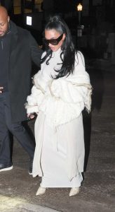 Kim Kardashian in a White Dress