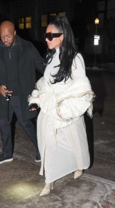 Kim Kardashian in a White Dress