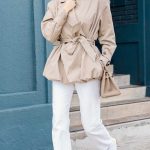 Elsa Hosk in a Beige Jacket Was Seen Outside of Maru Coffee in Los Angeles 02/23/2026