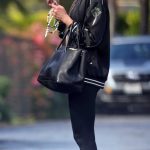 Jordana Brewster in a Black Jacket Leaves the Gym in Santa Barbara 02/19/2026