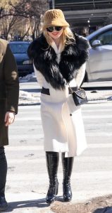 Kathryn Newton in a White Coat