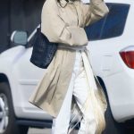 Kendall Jenner in a White Jeans Was Seen Shopping at Galerie Half on Melrose Boulevard in Los Angeles 02/06/2026