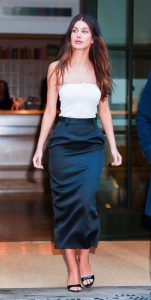 Camila Morrone in a White Top