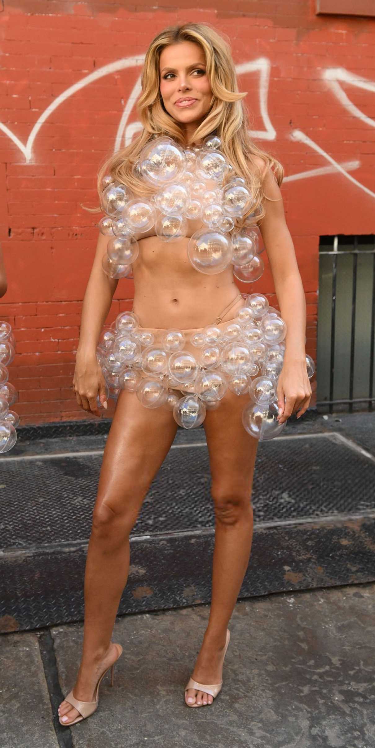 Brooks Nader in a Bubble-Inspired Outfit