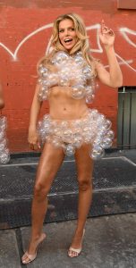 Brooks Nader in a Bubble-Inspired Outfit