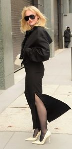 Kathryn Newton in a Black Jacket