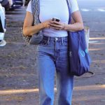 Lucy Hale in a White Tee Goes Shopping in Los Angeles 03/07/2026