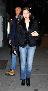 Olivia Rodrigo in a Black Jacket