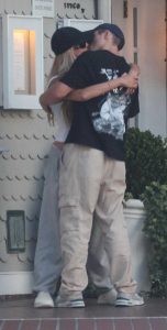 Brooks Nader in a White Tank Top