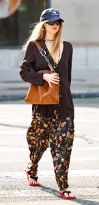 Jennifer Lawrence in a Floral Pants