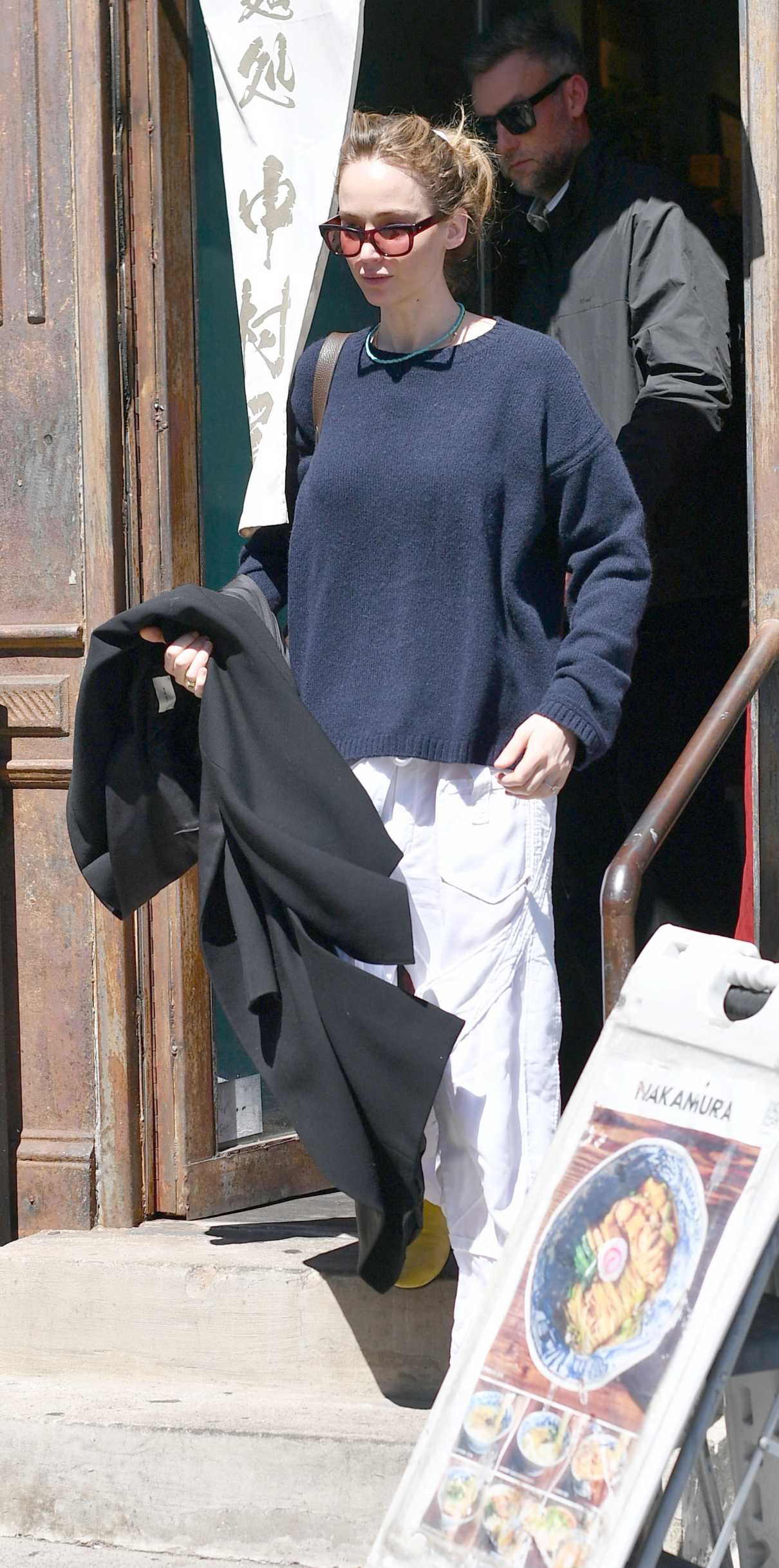 Jennifer Lawrence in a White Pants