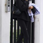 Kaia Gerber in a Black Leggings Leaves Her Acting Coach’s House in West Hollywood 04/01/2026