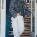 Lily Collins in a Black Leather Jacket Was Seen Out with Husband Charlie McDowell in London 04/24/2026