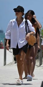 Jessica Alba in a White Shirt