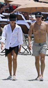 Jessica Alba in a White Shirt