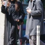 Nina Dobrev in a Black Coat Walks with Longtime Friend Bryn Mooser Out in New York City 05/08/2026