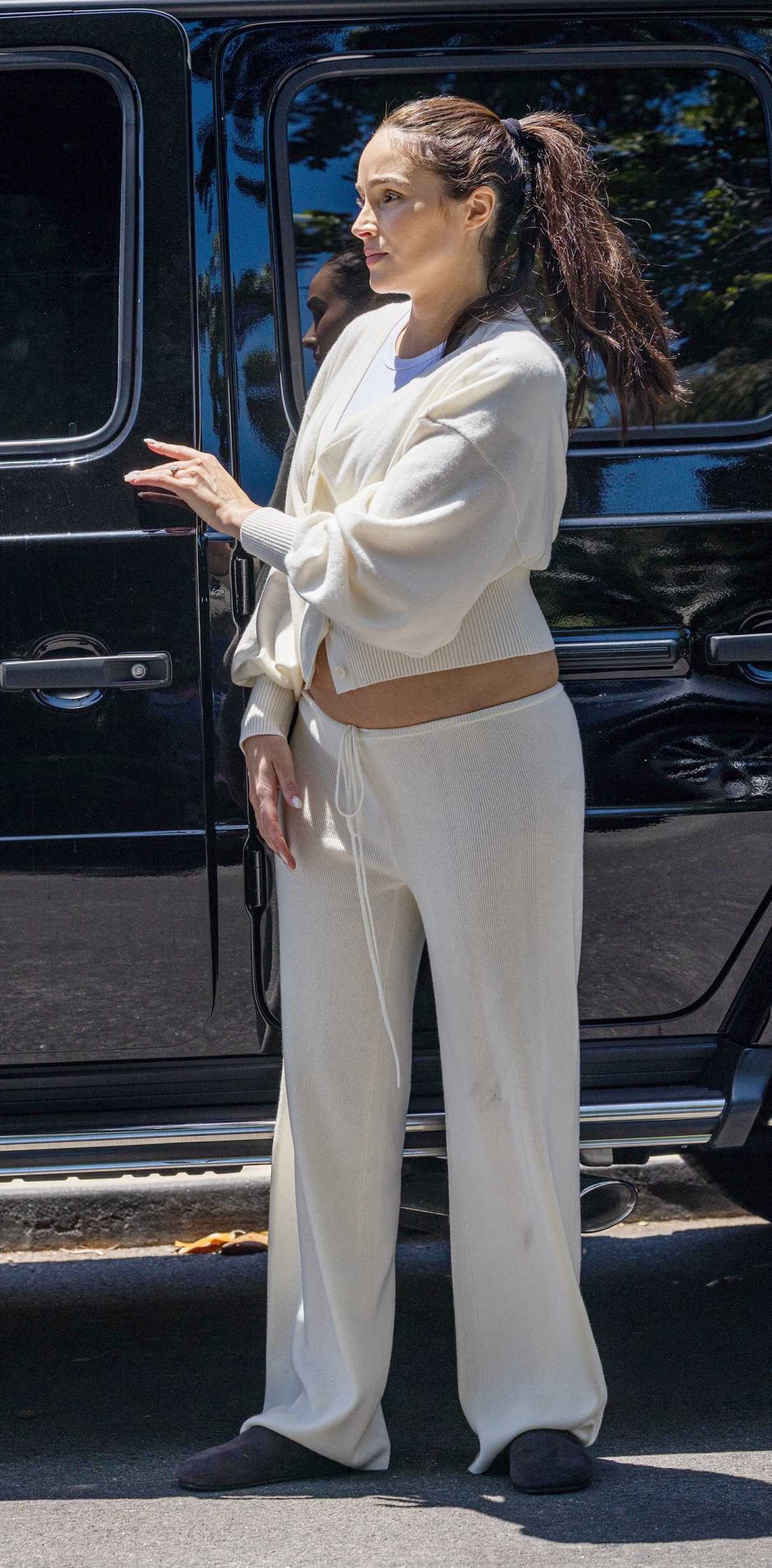 Olivia Culpo in a White Ensemble