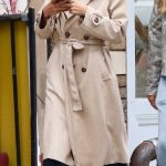 Olivia Dunne in a Beige Trench Coat Was Seen Out in Manhattan in New York City 05/15/2026