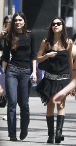 Olivia Rodrigo in a Black Dress