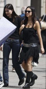 Olivia Rodrigo in a Black Dress