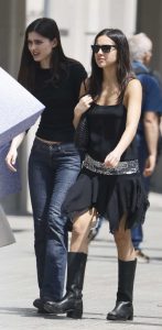 Olivia Rodrigo in a Black Dress