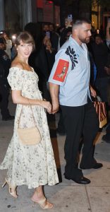 Taylor Swift in a Floral Dress