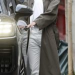 Dua Lipa in a Grey Trench Coat Was Seen Out with Callum Turner During a Low-Key Dog Walk in London 06/01/2026