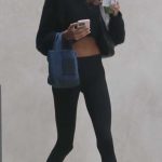 Kaia Gerber in a Black Leggings on Her Way to a Workout in Los Angeles 06/19/2026