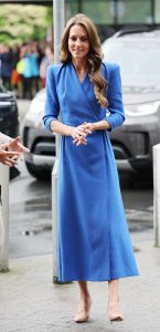 Kate Middleton in a Blue Dress