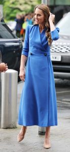 Kate Middleton in a Blue Dress