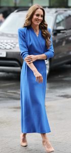 Kate Middleton in a Blue Dress