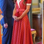 Kate Middleton in a Red Dress Attends the Cancer Research UK Reception in London 06/02/2026