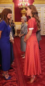 Kate Middleton in a Red Dress