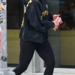 Madelyn Cline in a Black Hoodie Meets Up with Lukas Gage in New York 06/14/2026