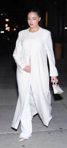 Olivia Culpo in a White Ensemble