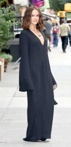 Zoey Deutch in a Black Dress