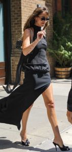 Dakota Johnson in a Black Dress