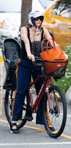 Jennifer Lawrence in a Blue Cap