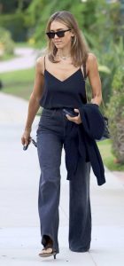 Jessica Alba in a Black Top