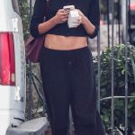 Kaia Gerber in a Black Pants Departing a Pampering Session in West Hollywood 06/29/2026