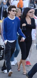 Kylie Jenner in a Black Ensemble