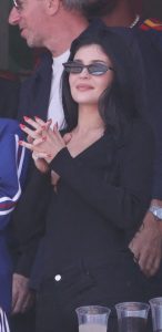 Kylie Jenner in a Black Ensemble