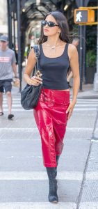 Maia Reficco in a Black Top