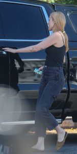 Rumer Willis in a Black Top